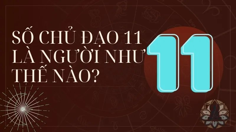 Số chủ đạo 11 là người như thế nào? 