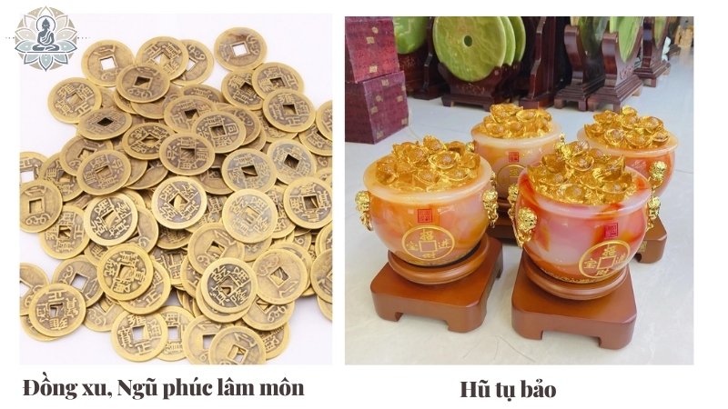 Các vật phẩm phong thủy trên bàn thờ Thần Tài phổ biến